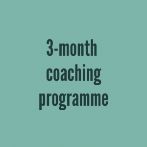 3 month coaching programme